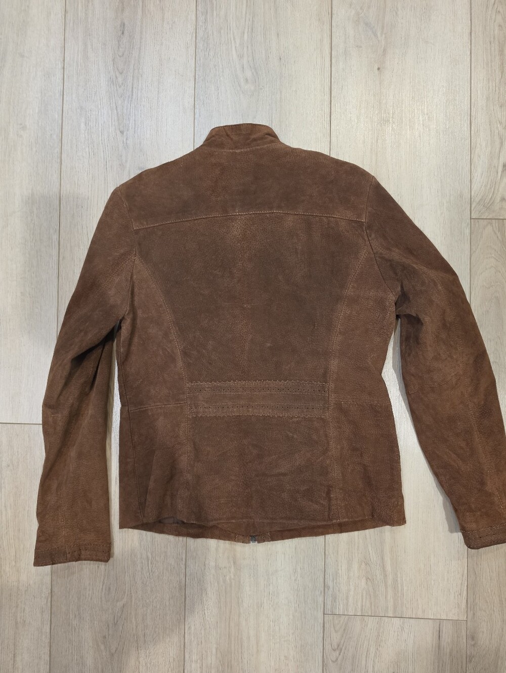 Wilsons Leather Brown Suede Jacket Large - Picture 2 of 5